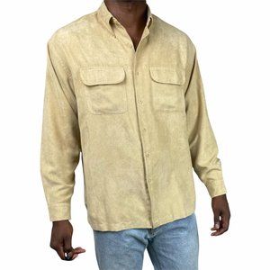 🔥Van Huesen Suede Button Up Shirt🔥